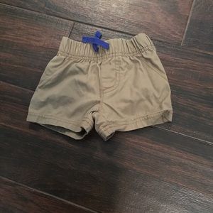 0-3m khaki Carter’s Shorts